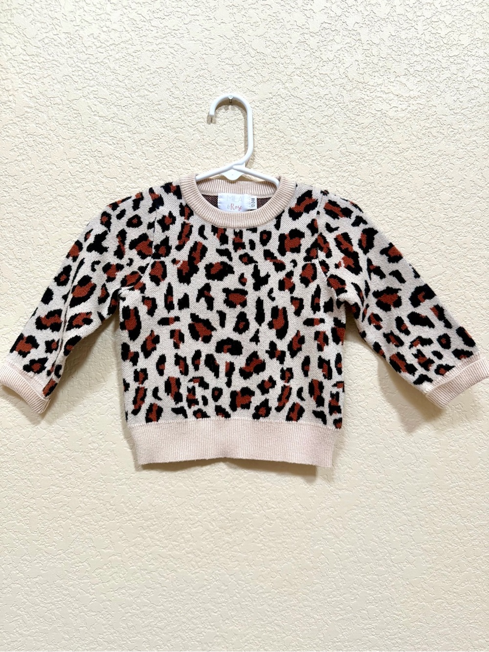 Mika & Rose Leopard Print Sweater